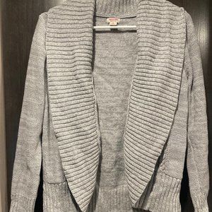 Missimo Grey Cardigan Knit Sweater